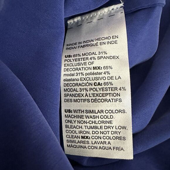 NEW Chico's Womens Embellished Tunic Colorblock Tunic Top 0 (4-6) SMALL Beaded - Picture 9 of 9